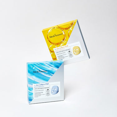 MediAnswer Pore Collagen Mask (5 sheets) & Vita Collagen Mask Sheet (5 sheets)