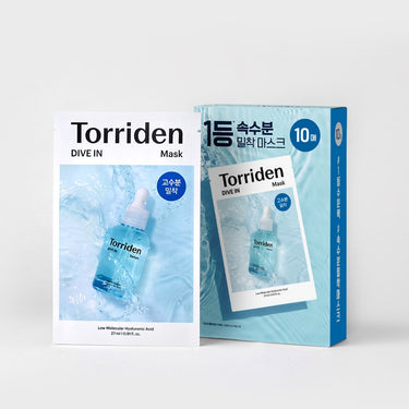 Torriden Dive-In-Maskenblatt mit niedermolekularer Hyaluronsäure, 1 Stück