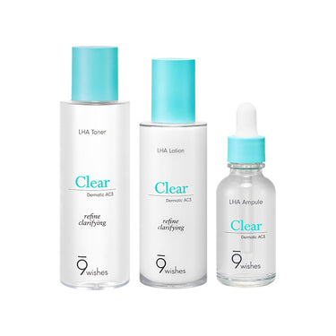 9wishes Keratin Dermatic Clear 3-piece Set