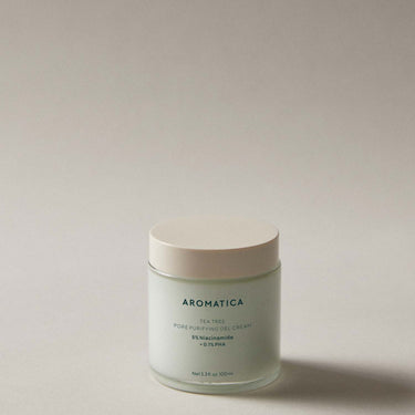 AROMATICA Tea Tree Pore Purifying Gel Cream 5% Niacinamide + 0.1% PHA 100ml