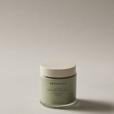 AROMATICA Tea Tree Pore Purifying Clay Mask 2% Niacineamide + 45% Clay 120g