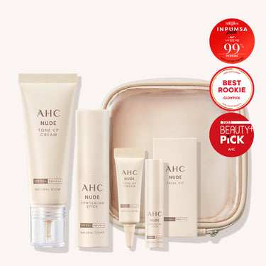 AHC Nude tone-up cream+concealing stick Double set