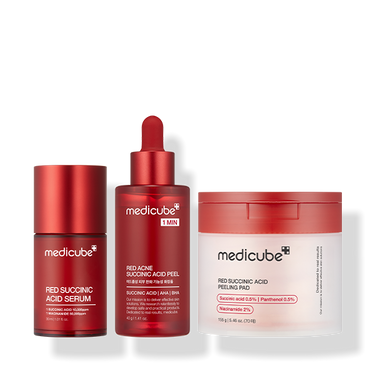 medicube Red Succinic 3pcs Set