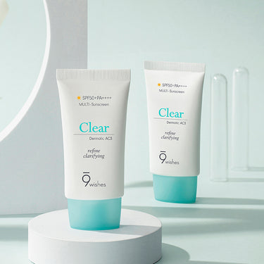 9wishes Dermatic clear sunscreen 50ml