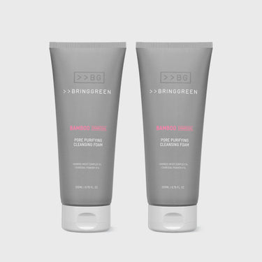 BRINGGREEN Bamboo Charcoal Pore Purifying Cleansing Foam [2 Types]
