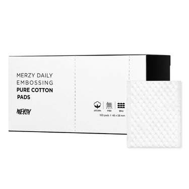 MERZY Daily Embossing Pure Cotton Pad 100P