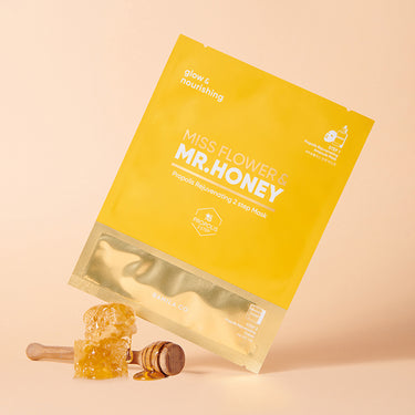 BANILA CO Miss Flower & Mr. Honey Propolis Rejuvenating 2 Step Mask (1P/5P)