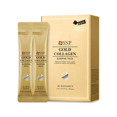 SNP Gold Collagen Sleeping Pack (Stick Type) 4ml*20P