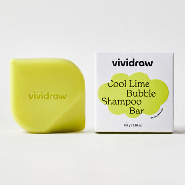 vividraw Cool Lime Bubble Shampoo Bar 110g