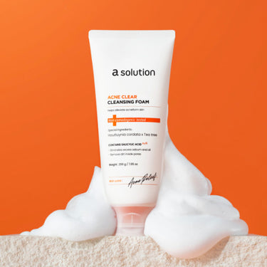 asolution Acne Clear Cleansing Foam 200g