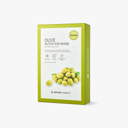 JAYJUN Hoja de mascarilla nutricional de oliva 1 PASO 10ea