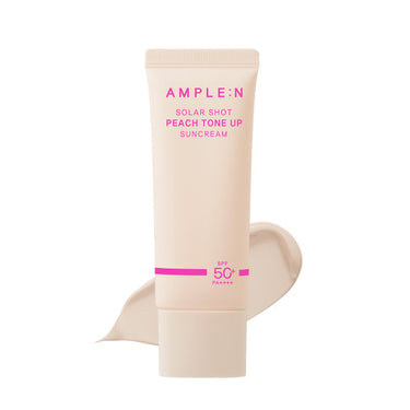 AMPLE:N Solar Shot Peach Tone-Up Sun Cream SPF 50+ PA++++ 40ml