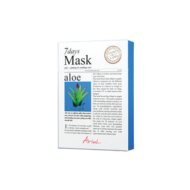Ariul 7 Days Aloe + H Beruhigende Maske, Blatt, 1 Blatt