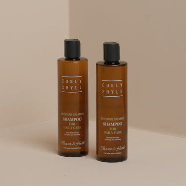 Curly Shyll Moisture Calming Shampoo für feuchtigkeitsspendende Vitalpflege, 330 ml