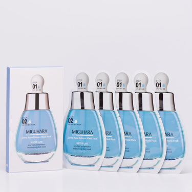 MIGUHARA 2Step Aqua Balance Mask Pack 5P