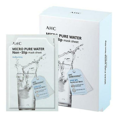 AHC Micro Pure Water Non-Slip Mask Sheet 10 Sheets AniMelodic