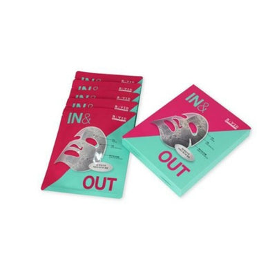 B:VID In & Out Facial Mask Sheet 6-for-5 Set AniMelodic