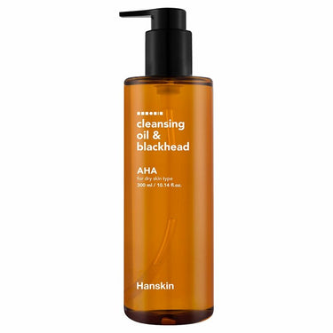 Hanskin Cleansing Oil & Blackhead AHA for Dry Skin 300mL AniMelodic