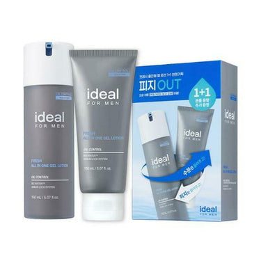 Ideal for Men Fresh All In One Gel Lotion 1+1 Limited Special Set AniMelodic