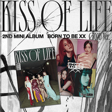 KISS OF LIFE 2ND MINI ALBUM BORN TO BE XX - 2 ALBUMS SET AniMelodic