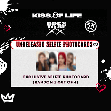 KISS OF LIFE 2ND MINI ALBUM BORN TO BE XX | MEMBER SIGNED ALBUM (RANDOM) + INCLUDES EXCLUSIVE UNRELEASED SELFIE PHOTOCARD (RANDOM 1 OUT OF 4) AniMelodic