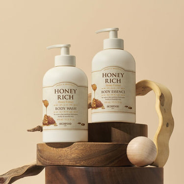 [NEW] SKINFOOD Honey Rich Body Wash / Lotion 450mL AniMelodic