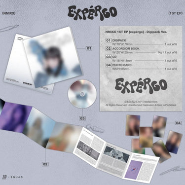 NMIXX - 1st Mini Album : expergo [Select Version] AniMelodic