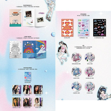 NewJeans 2nd EP 2nd Mini Album - Get Up Get Up (Bunny Beach Bag ver.) [Select Version] AniMelodic