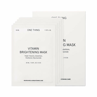 ONE THING Vitamin Brightening Mask Sheet 5P AniMelodic