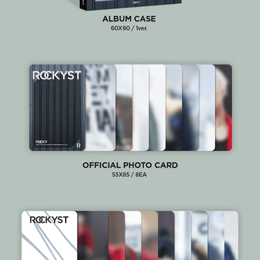 ROCKY 1ST MINI ALBUM ROCKYST | 2 ALBUMS SET AniMelodic