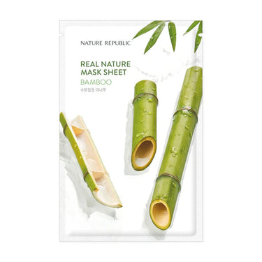 Real Nature Mask Sheet Bamboo (Ampoule Type) AniMelodic