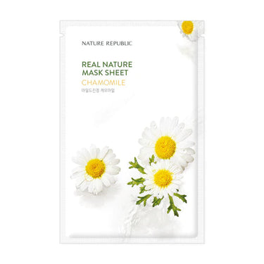 Real Nature Mask Sheet Chamomile (Ampoule Type) AniMelodic