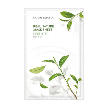 Real Nature Mask Sheet Green Tea (Ampoule Type) AniMelodic