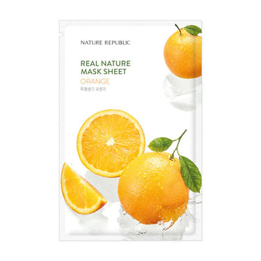 Real Nature Mask Sheet Orange (Ampoule Type) AniMelodic