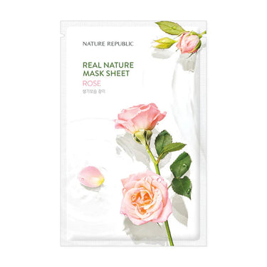 Real Nature Mask Sheet Rose (Ampoule Type) AniMelodic