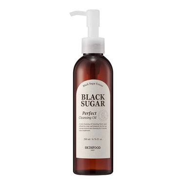 SKINFOOD Black Sugar Perfect Cleansing Oil 200mL AniMelodic