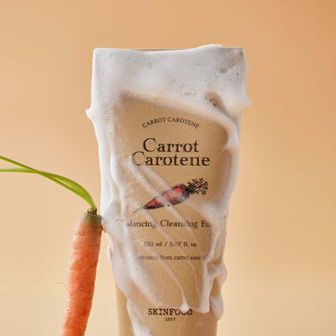 SKINFOOD Carrot Carotene Balancing Cleansing Foam AniMelodic