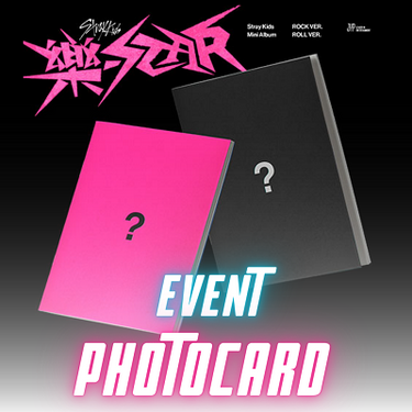 STRAY KIDS ALBUM -STAR ROCK/ROLL VER. - 2 ALBUMS SET | KPOP USA EXCLUSIVE SELFIE PHOTOCARD INCLUDED (RANDOM 1 OUT OF 8) AniMelodic