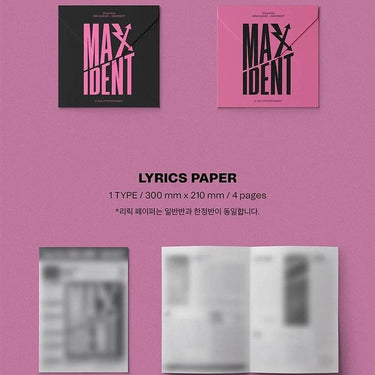 Stray Kids - Mini Album MAXIDENT [Select Version] AniMelodic