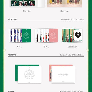TWICE - 1st Full Album repackage : Merry & Happy [Select Version] AniMelodic