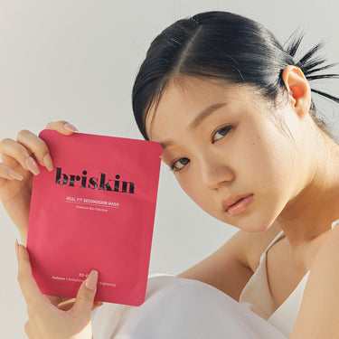 Briskin Real Fit Second Skin Bioselulose Mask [Tone Up] 10P