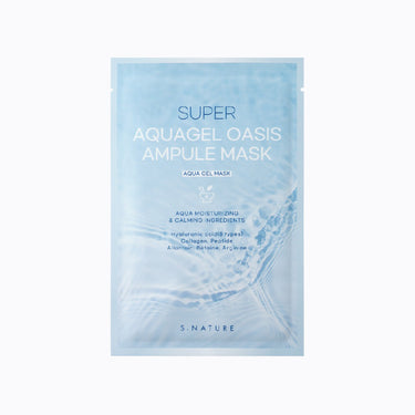 S. NATURE Super Aqua Gel Oasis Ampule Mask Sheet 30ml (1P/5P)
