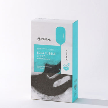 MEDIHEAL Hoja de mascarilla de suero calmante Bubble Tox 10P