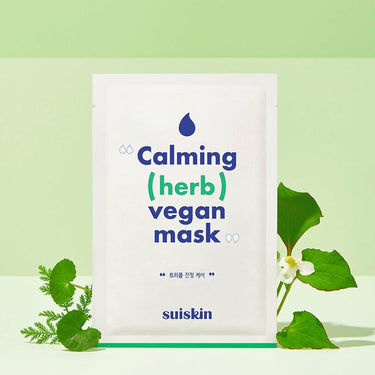 suiskin Calming Herb Vegan Mask Sheet 1ea AniMelodic